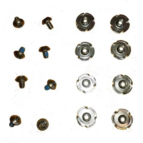 Ski Boot Screw Rivet Sets Dome Head 1 Ski Boot Screw Rivet Sets Dome Head