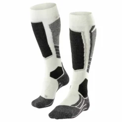 Falke SK2 Womens Ski Socks Off White