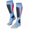 Falke SK2 Womens Ski Socks Blue Note