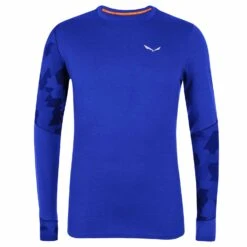 Salewa Cristallo Warm AMR Long Sleeve Merino Mens Base Layer